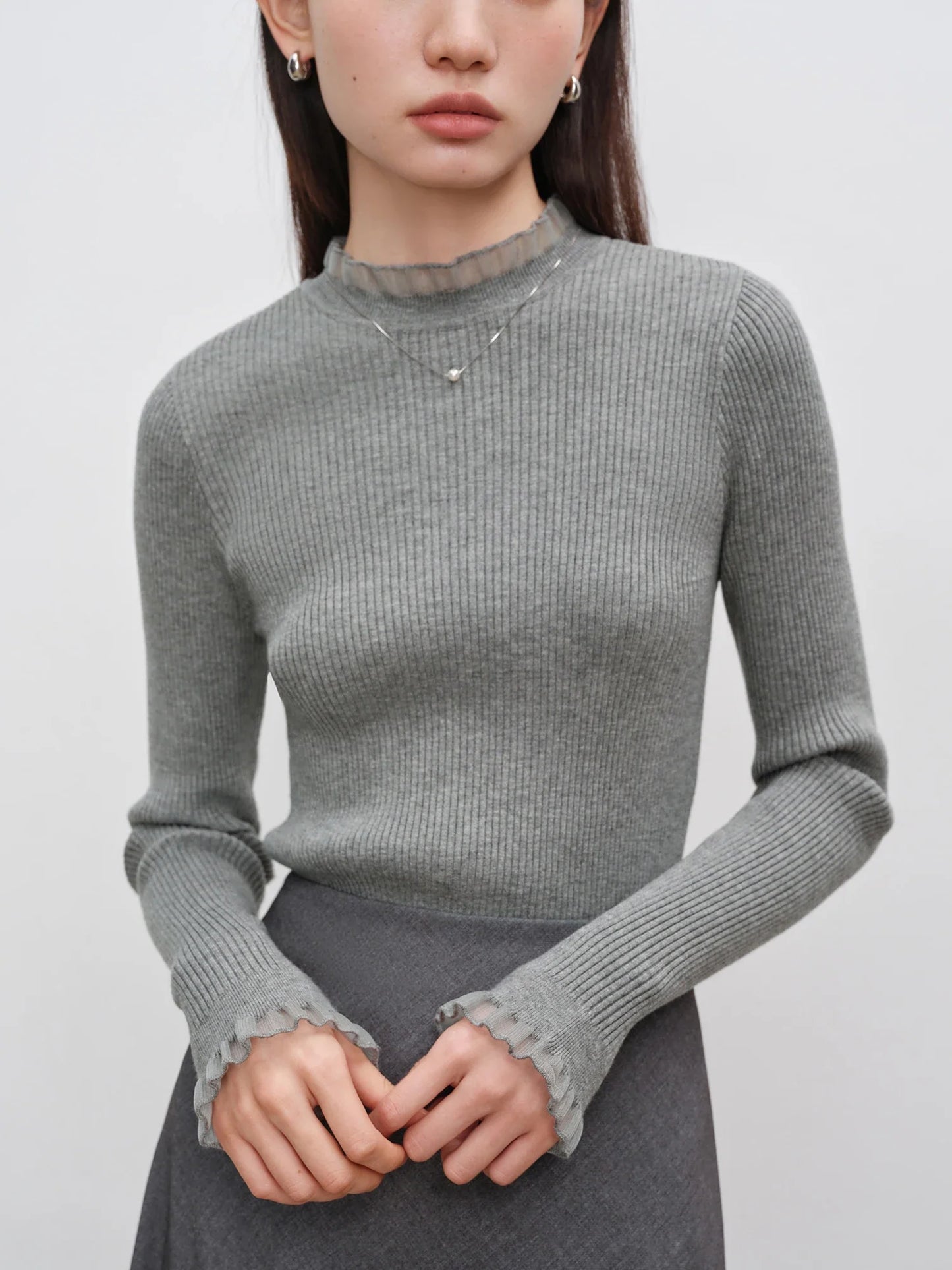 Dames Trendy Gebreide Trui