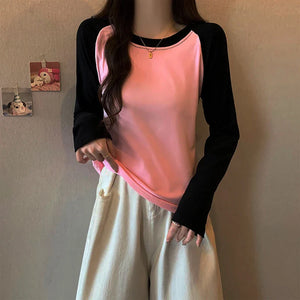 Stijlvolle O-hals Loose Fit Top